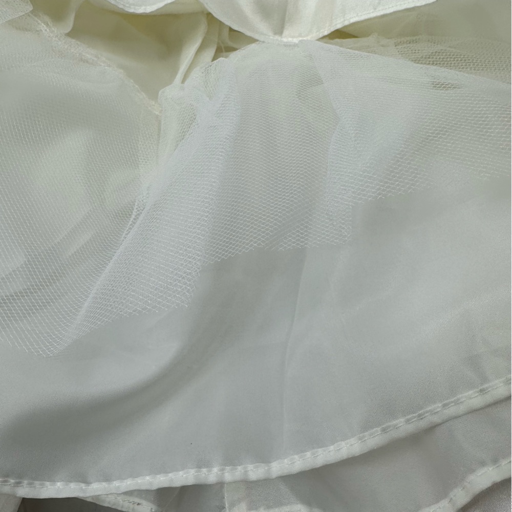Sweet Kids Pink Princess Ivory Satin with Flower Waistband Dress Size 3 NWT - Picture 6 of 11